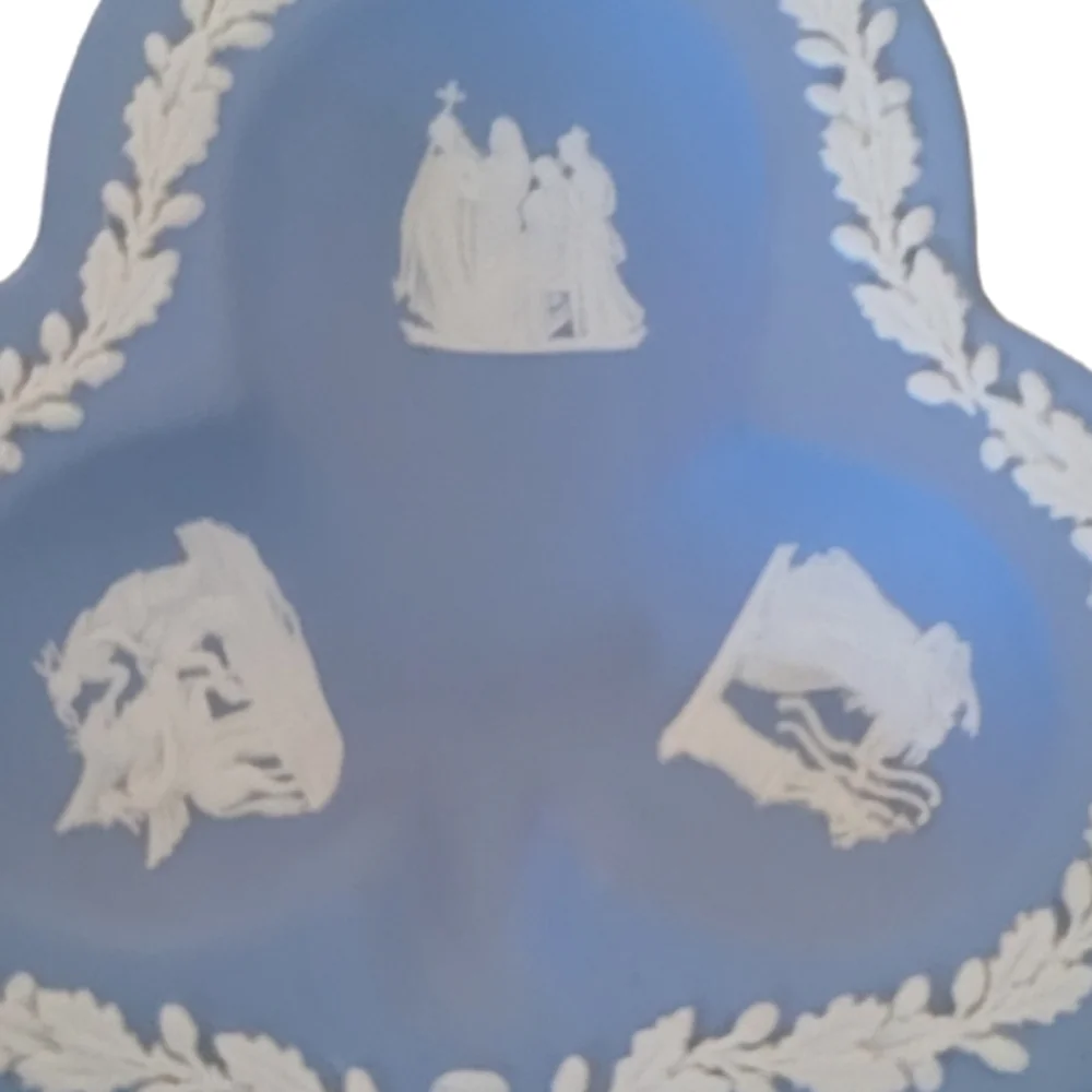 Vintage - Wedgewood Blue Jasper Grecian‎ Ashtray